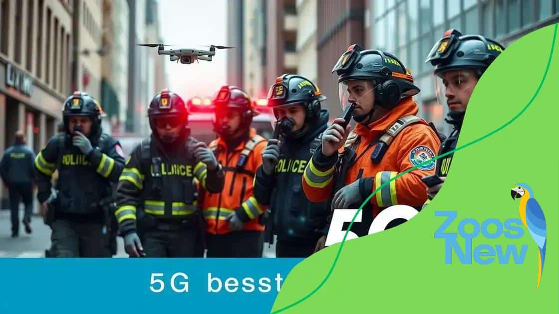 The role of 5G in public safety and emergency services