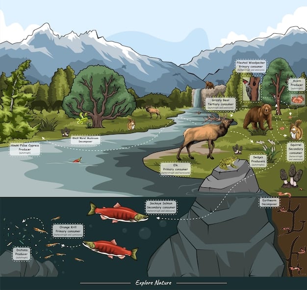 A detailed map highlighting areas of critical habitat for an endangered species, overlaying geographical features like mountains and rivers, with a small icon representing the species.